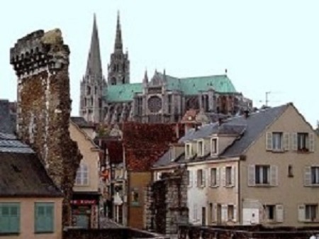The town of Charte in  the Loire Valley