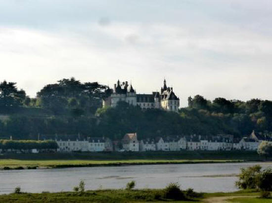 Chateau de Chaumont-sur-Loire in the Loire Vally in France viewed from across the river