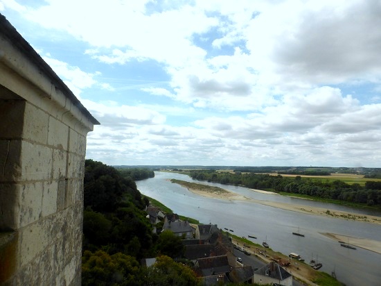View from Chateau de Chaumont-sur-Loire in the Loire Vally in France