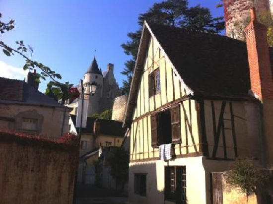 Half timbered house in Montresor France