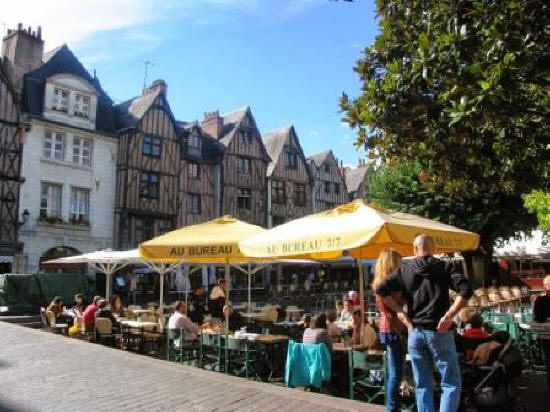 Place Plumereau in Tours France