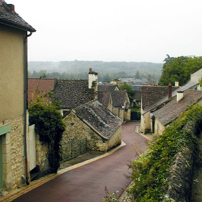 winter street view le grand pressigny
