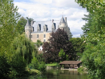 Chateau Montresor looking over the Indrois river