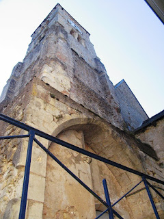St.Andrew's church 12th century tower Villaines-les-Rochers