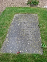 The grave of the poet Ronsard at the Priory Saint cosme near Tours