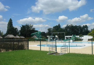 swimming pool at  Descartes in Indre et Loire, France