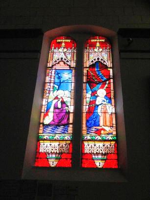 St Anthony's church Loches stained glass