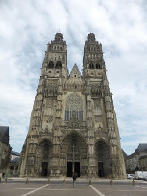 Cathedrale St-Gatien in the city of Tours in the Loire Valley