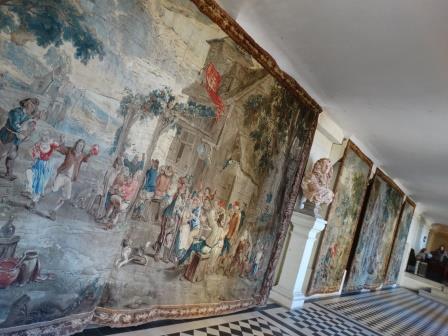 tapestries at Chateau d'Usse in the Loire Valley.France