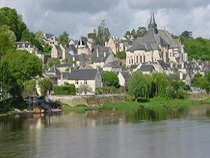 Candes-st-Martin on the banks of the Loire