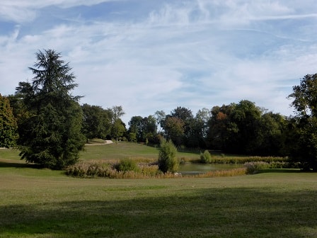 Gardens at Chateau Beauregard in the Loire Valley