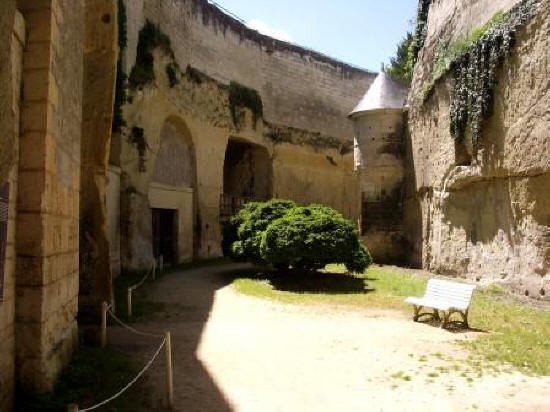 the underground part of Chateau de Breze in the Loire Valley.France