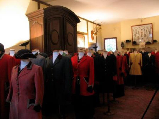 museum of horseriding  in Chateau de Montpoupon in the Loire Valley in France