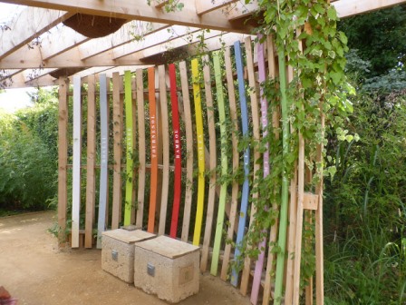 garden display from the Loire Valley's 2106 chaumont garden festival in France