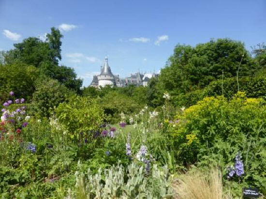 the gardens at Chateau de Chaumont-sur-Loire in the Loire Vally in France