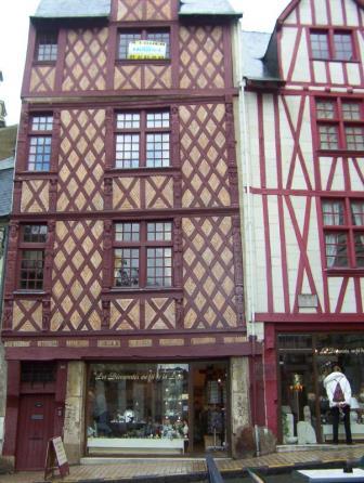 Old town house in Saumur France