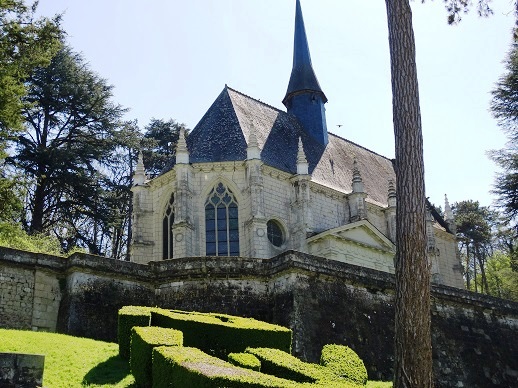 chapel at Chateau d'Usse in the Loire Valley.France