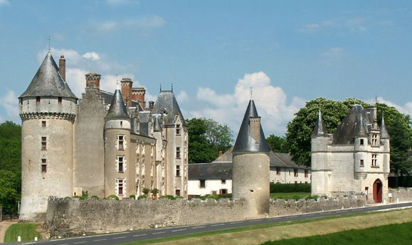 Chateau d Montpoupon in the Loire Valley in France