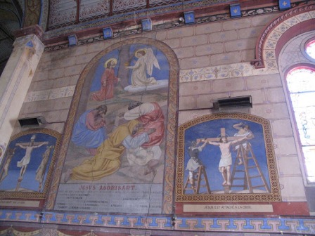 St.André-church-Villaines-les-Rochers paintings