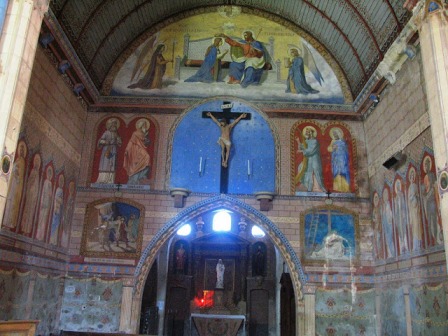 St.André-church-Villaines-les-Rochers wall coverings