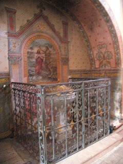 St.Andr church baptismal font  Villaines-les-Rochers